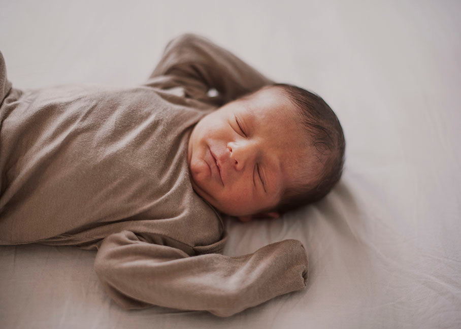 Min baby sover uroligt